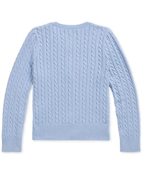 Polo Ralph Lauren Toddler And Little Girls Mini-Cable Cotton Cardigan
