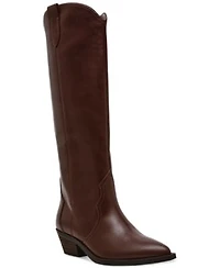Dv Dolce Vita Womens Kit Knee High Cowboy Boots Regular Wide Calf