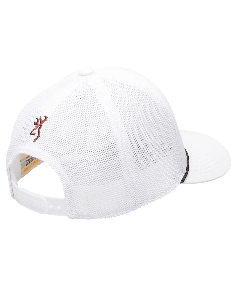 Browning Men's White Hovey Rope Trucker Adjustable