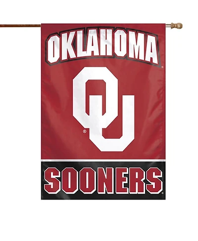WinCraft Oklahoma Sooners 28" x 40" Full Name Single-Sided Vertical Banner