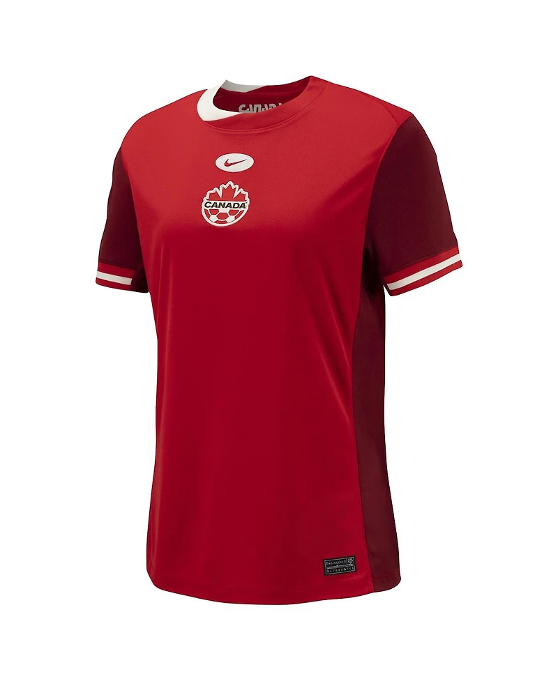 Nike Women's Red Canada Soccer 2024 Home Replica Jersey