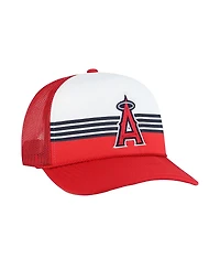 '47 Brand Men's Red Los Angeles Angels Lift Off Foam Front Mesh Trucker Adjustable Hat