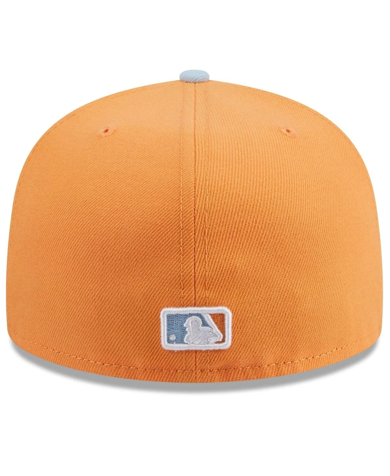 New Era Men's Orange/Light Blue Chicago White Sox Spring Color Basic Two-Tone 59FIFTY Fitted Hat