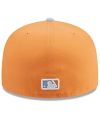 New Era Men's Orange/Light Blue Chicago White Sox Spring Color Basic Two-Tone 59FIFTY Fitted Hat