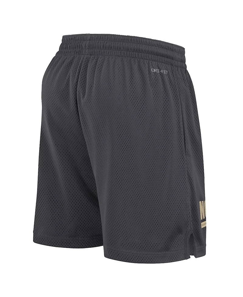 Nike Men's Anthracite Florida State Seminoles 2024 Sideline Mesh Shorts