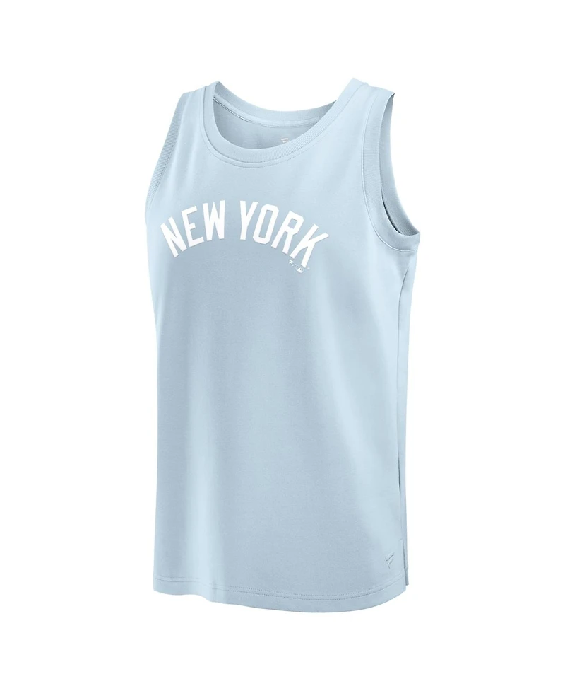 Fanatics Men's Light Blue New York Yankees Elements Tank Top
