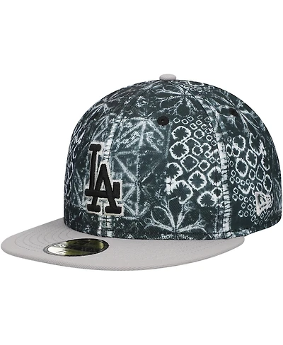 New Era Men's Black Los Angeles Dodgers Sands 59FIFTY Fitted Hat