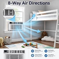Impecca 6,000 Btu, Window Air Conditioner w/ Digital Control with Remote Control