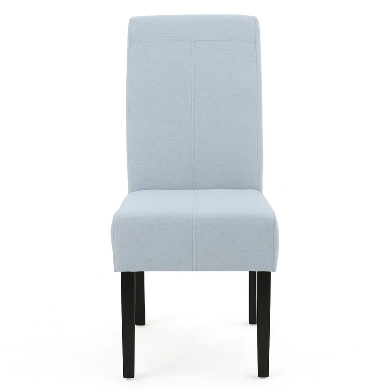 Streamdale Minimalist Upholstered Dining Chairs with T-Stitch Detail