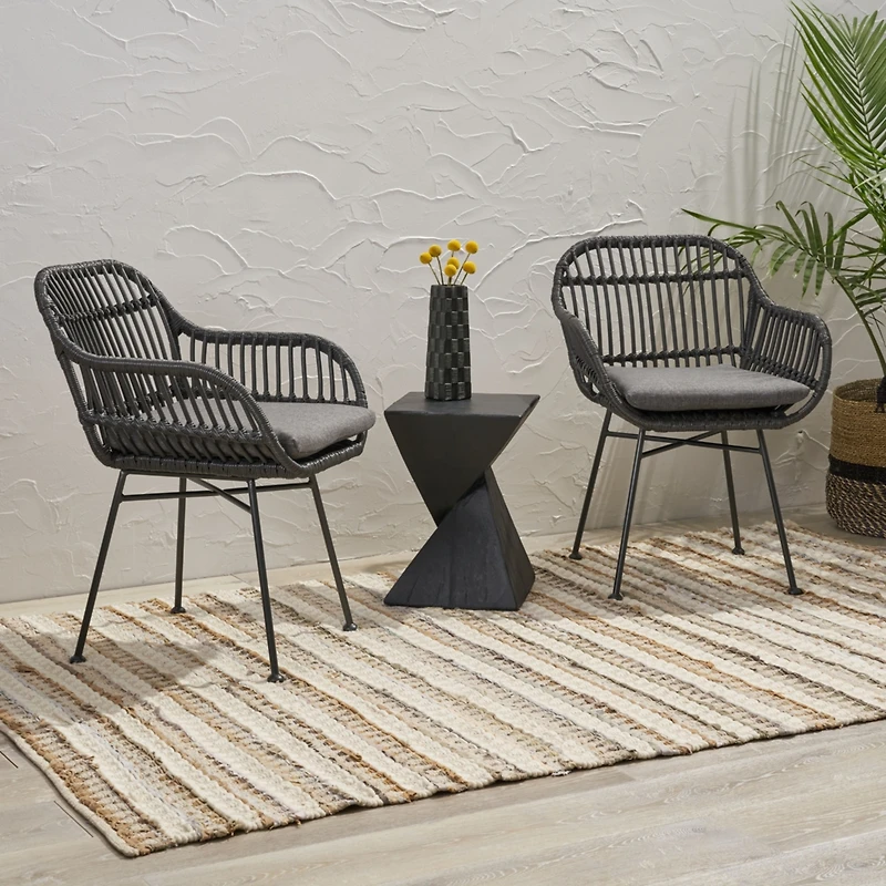 Streamdale Furniture Modern Rattan Chairs for Outdoor Living with Comfortable Cushions
