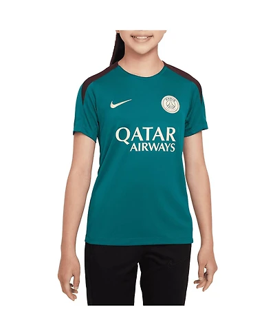 Nike Big Boys and Girls Teal Paris Saint-Germain 2024/25 Strike Training Top