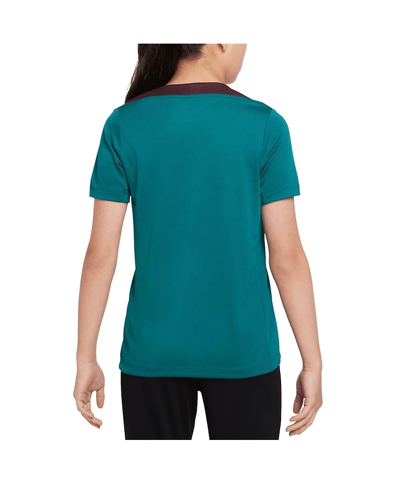 Nike Big Boys and Girls Teal Paris Saint-Germain 2024/25 Strike Training Top