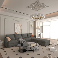 Streamdale Spacious and Versatile Sectional Sofa with Storage and Ottoman Options