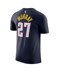Nike Men's Jamal Murray Navy Denver Nuggets Icon Edition Name Number T-Shirt