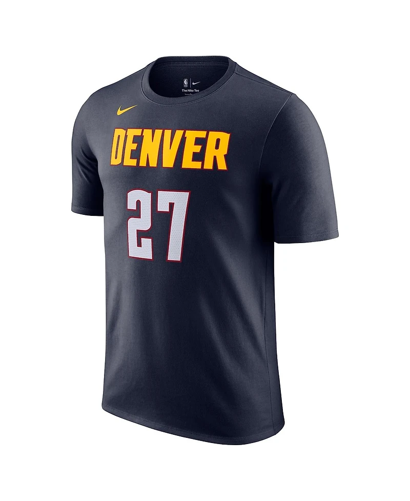 Nike Men's Jamal Murray Navy Denver Nuggets Icon Edition Name Number T-Shirt