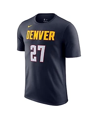 Nike Men's Jamal Murray Navy Denver Nuggets Icon Edition Name Number T-Shirt
