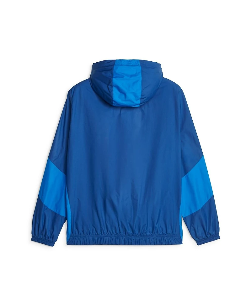 Puma Men's Blue Olympique Marseille 2023/24 Pre-Match Anthem Full-Zip Hoodie Jacket