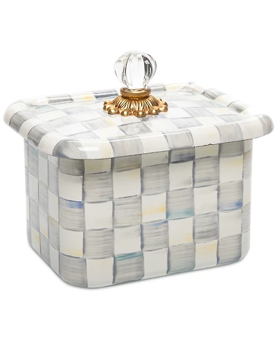 Mackenzie-Childs Sterling Check Recipe Box