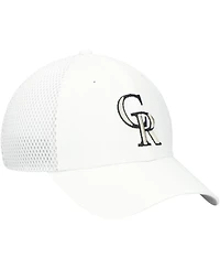 New Era Men's White Colorado Rockies Neo 39THIRTY Flex Hat