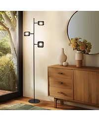 Tree 60" Modern Led Floor Lamp with Adjustable Heads