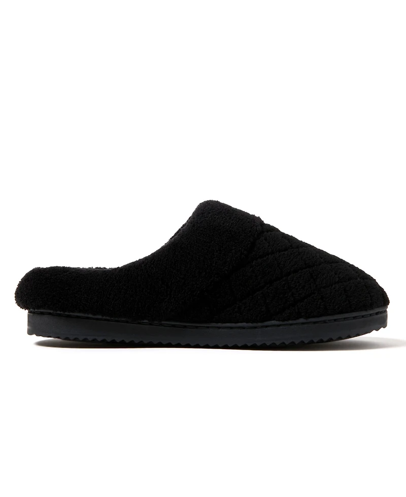 Dearfoams Women's Libby Quilted Terry Clog Slippers