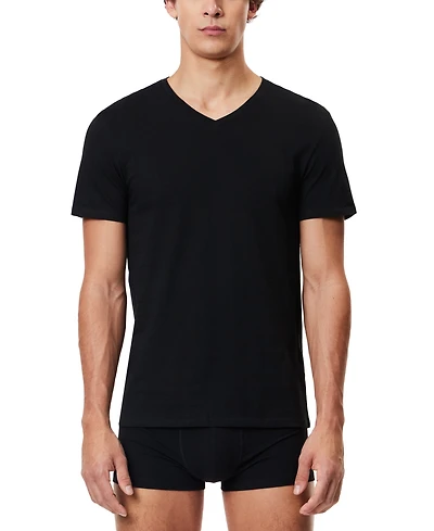 Lacoste Men's 3-Pack Slim-Fit V-Neck Undershirts