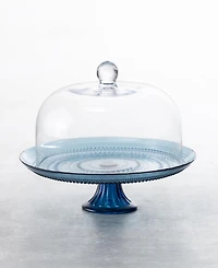Fortessa Jupiter Cornflower 13" Cake Stand and Dome Set