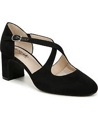 LifeStride Women's Tracy Crisscross Block Heel Pumps