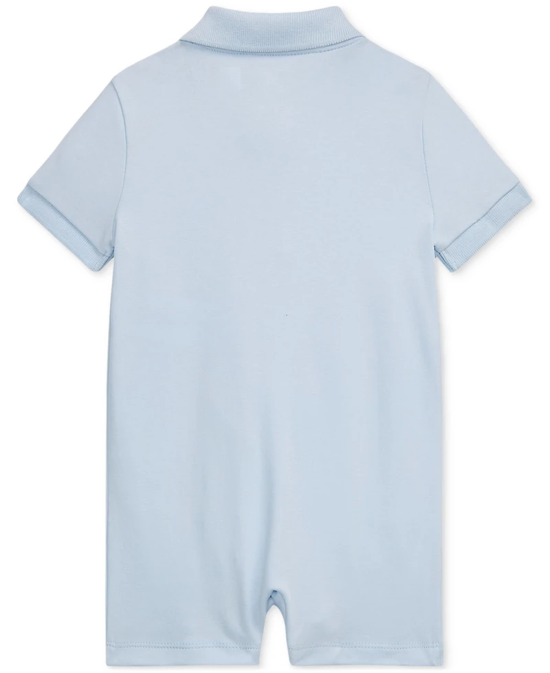 Polo Ralph Lauren Baby Boys Cotton Short Sleeved Shortall