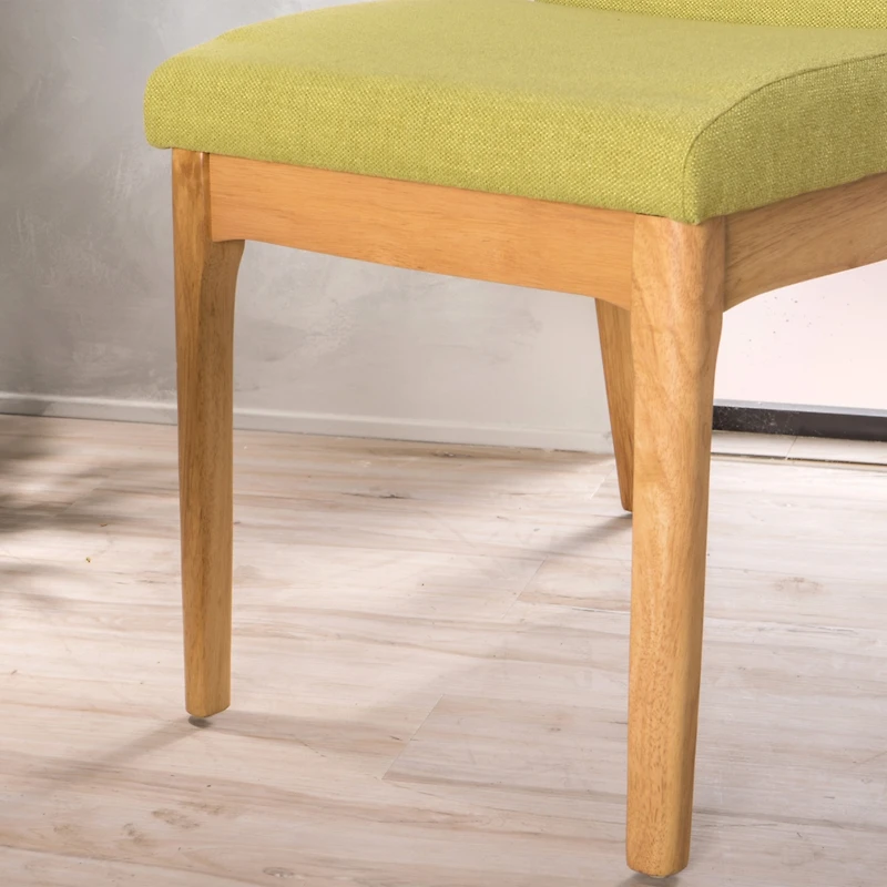 Streamdale Comfortable and Stylish Gray Linen Blended Fabric Dining Chairs