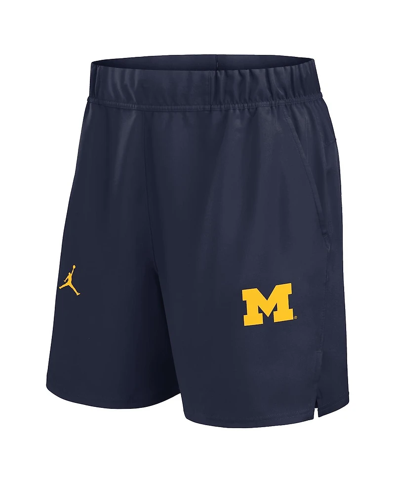 Jordan Men's Navy Michigan Wolverines Primetime Victory Performance Shorts
