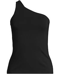 Lands' End Plus Slender One Shoulder Top