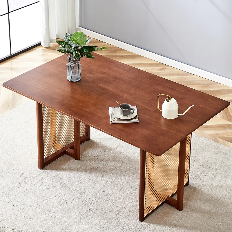 Streamdale Retro Solid Wood Dining Table/Desk Chinese Country Charm
