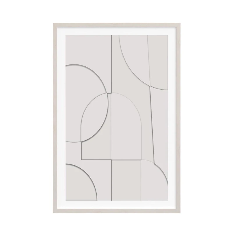 Peaceful Configuration Framed Wall Art