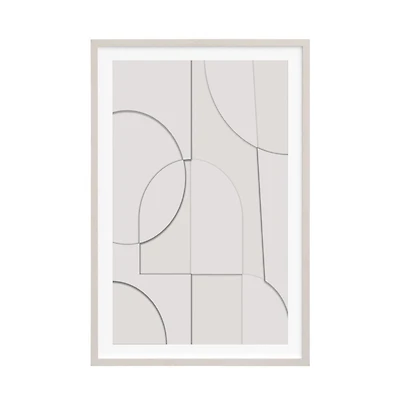 Peaceful Configuration Framed Wall Art