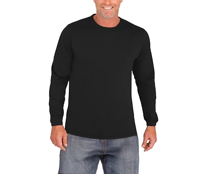 KingSize Big & Tall No Sweat Long-Sleeve Crewneck Tee