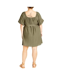 City Chic Women's Uptown Mini Dress