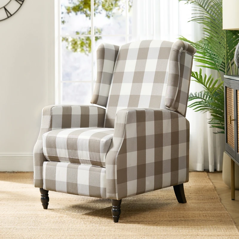 Franco Genuine Leather Manual Recliner