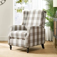 Franco Genuine Leather Manual Recliner