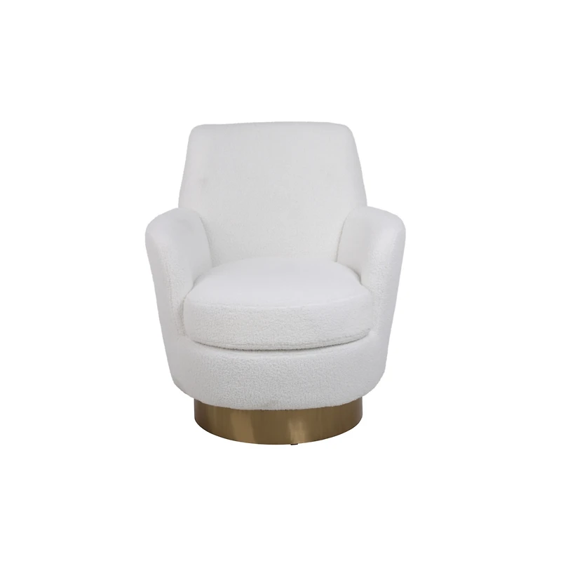 Cozy and Versatile Swivel Chair with Spacious Seating