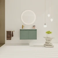 Streamdale 30" Wall-Mount Vanity with Soft-Close Doors