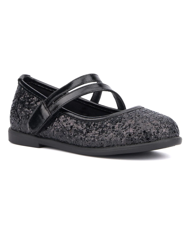 Olivia Miller Little Girls Princess Heart Mary Jane Flat