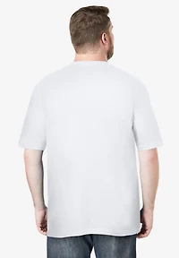 Boulder Creek Big & Tall by KingSize Heavyweight Jersey Crewneck T-Shirt