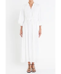 English Factory Women's Shirt Maxi Dress