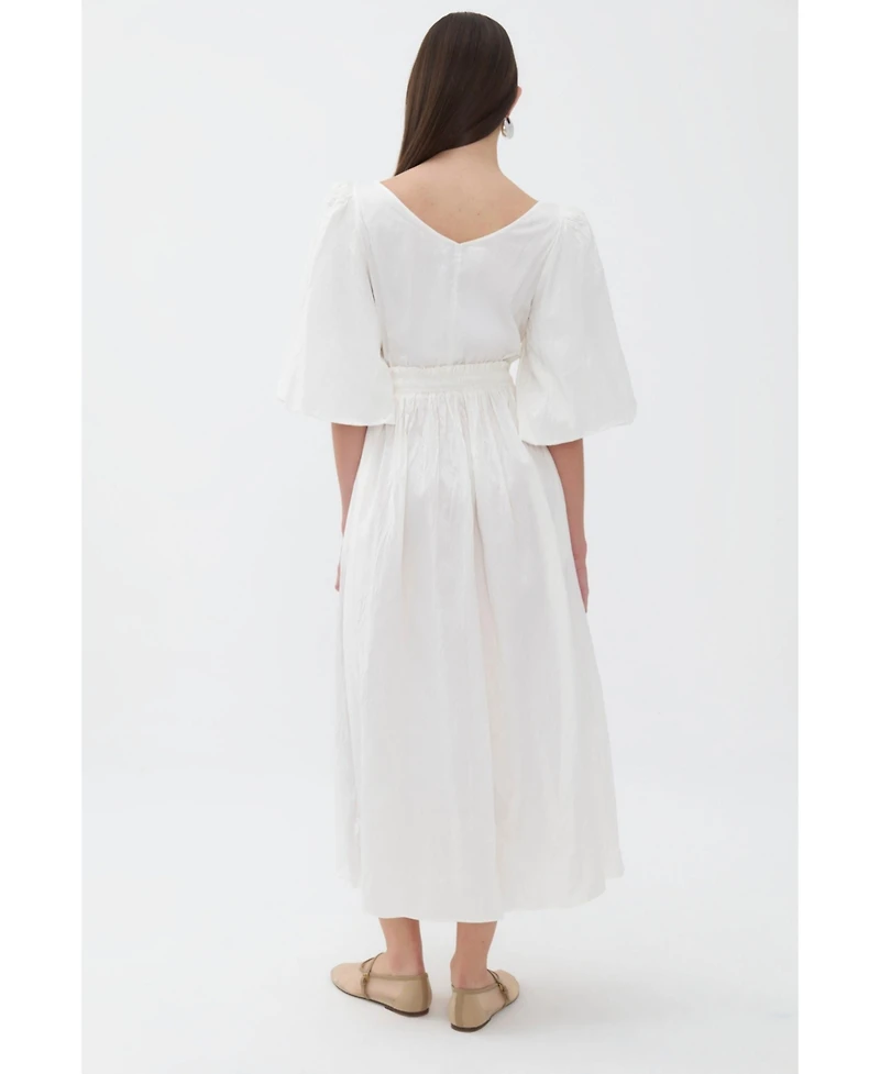 Nocturne Women's Balloon Sleeve Maxi Dress