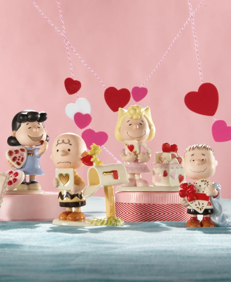 Lenox Peanuts 5-Piece Valentine's Day Figurine Set, Exclusively at Macy's