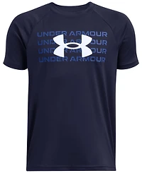 Under Armour Big Boys Tech Wordmark Logo T-Shirt