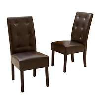 Streamdale Bonded Leather Dining Chairs Comfort and Style