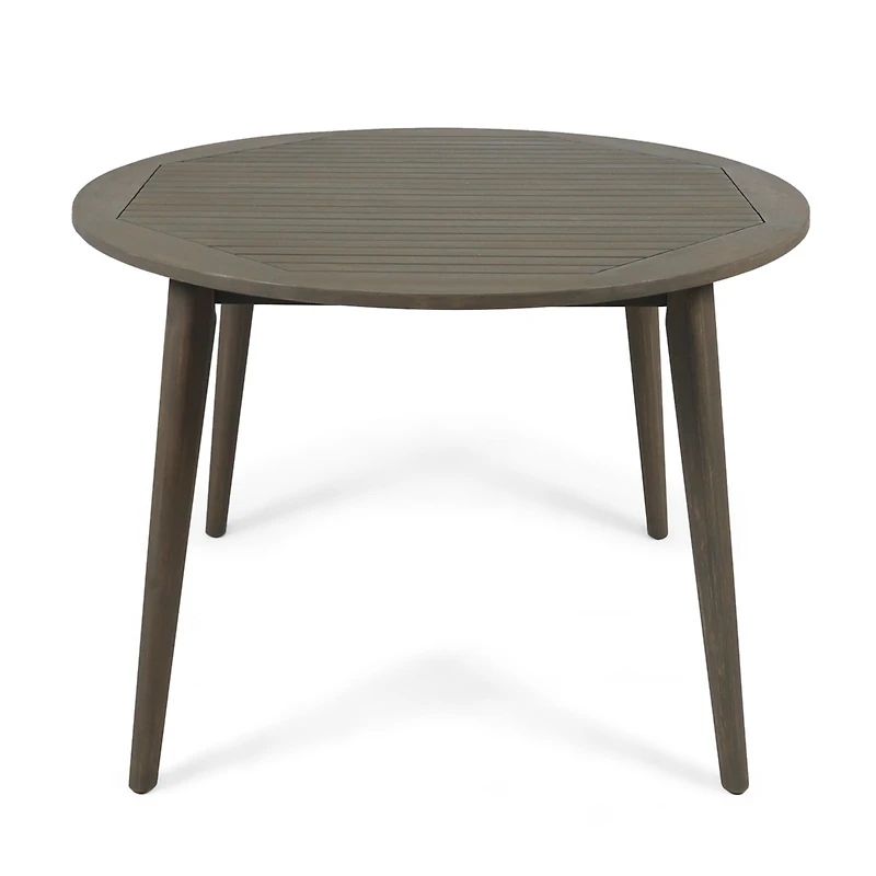 Sleek Acacia Wood Dining Table for Outdoor Spaces