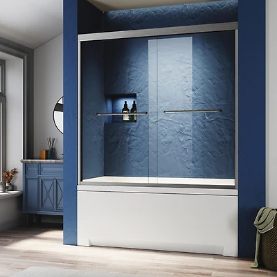 Streamdale 56-60" Tempered Glass Walk-In Shower Door